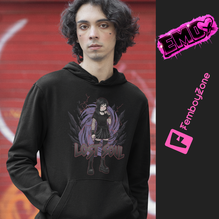 Lost Soul – Emo Femboy Hoodie