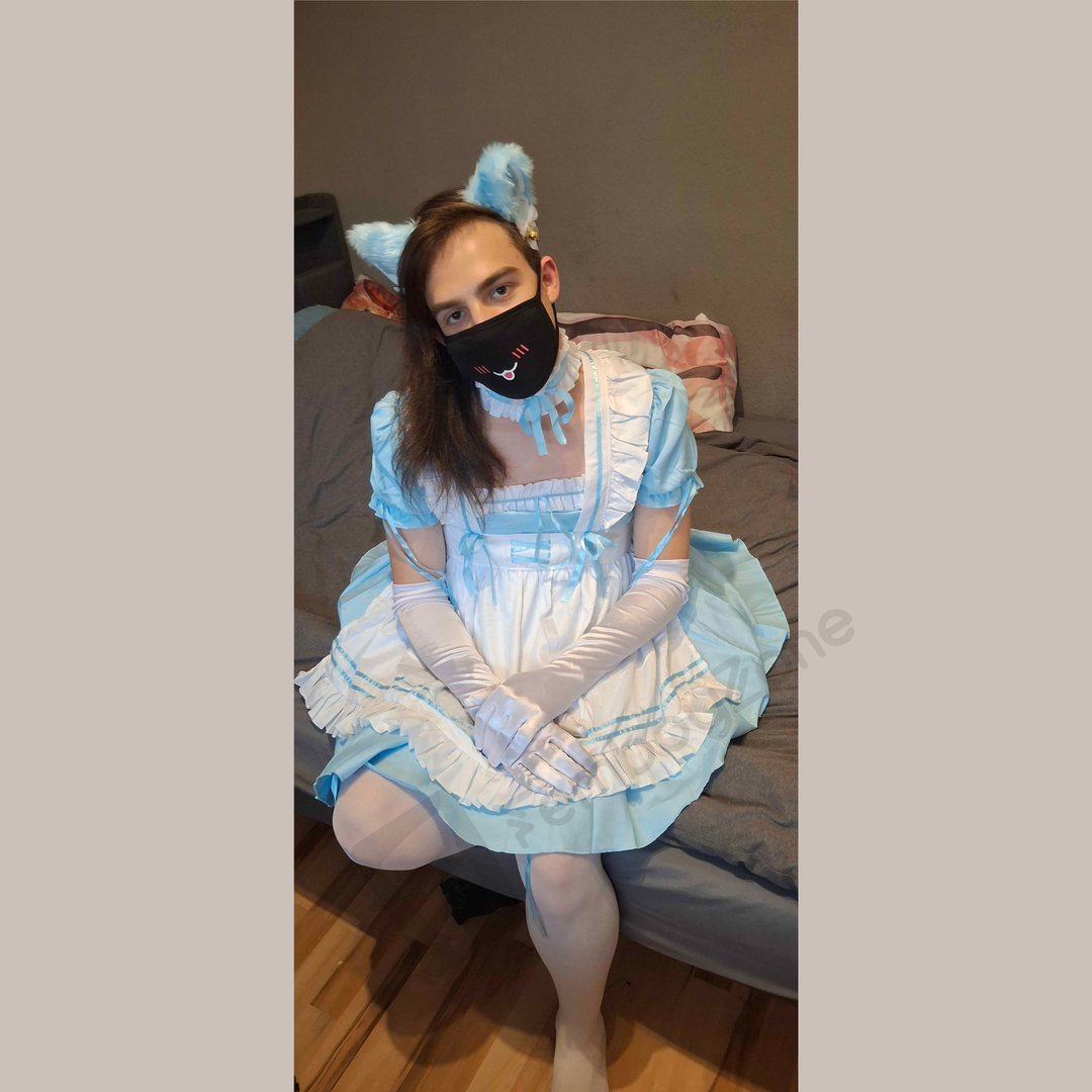 Femboy Maid Costume,  Lingerie Sissy Outfit, Crossdresser Lingerie , Seductive Maid Dress
