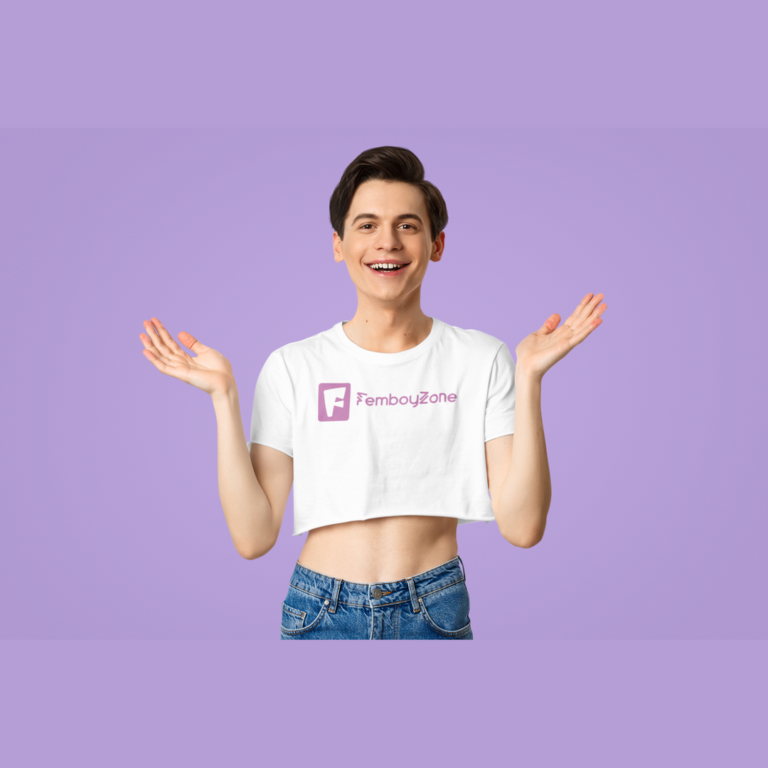 Femboy Cropped Shirt - Exclusive  Femboyzone, Your style. Your zone. cute, feminine, playful and hot!