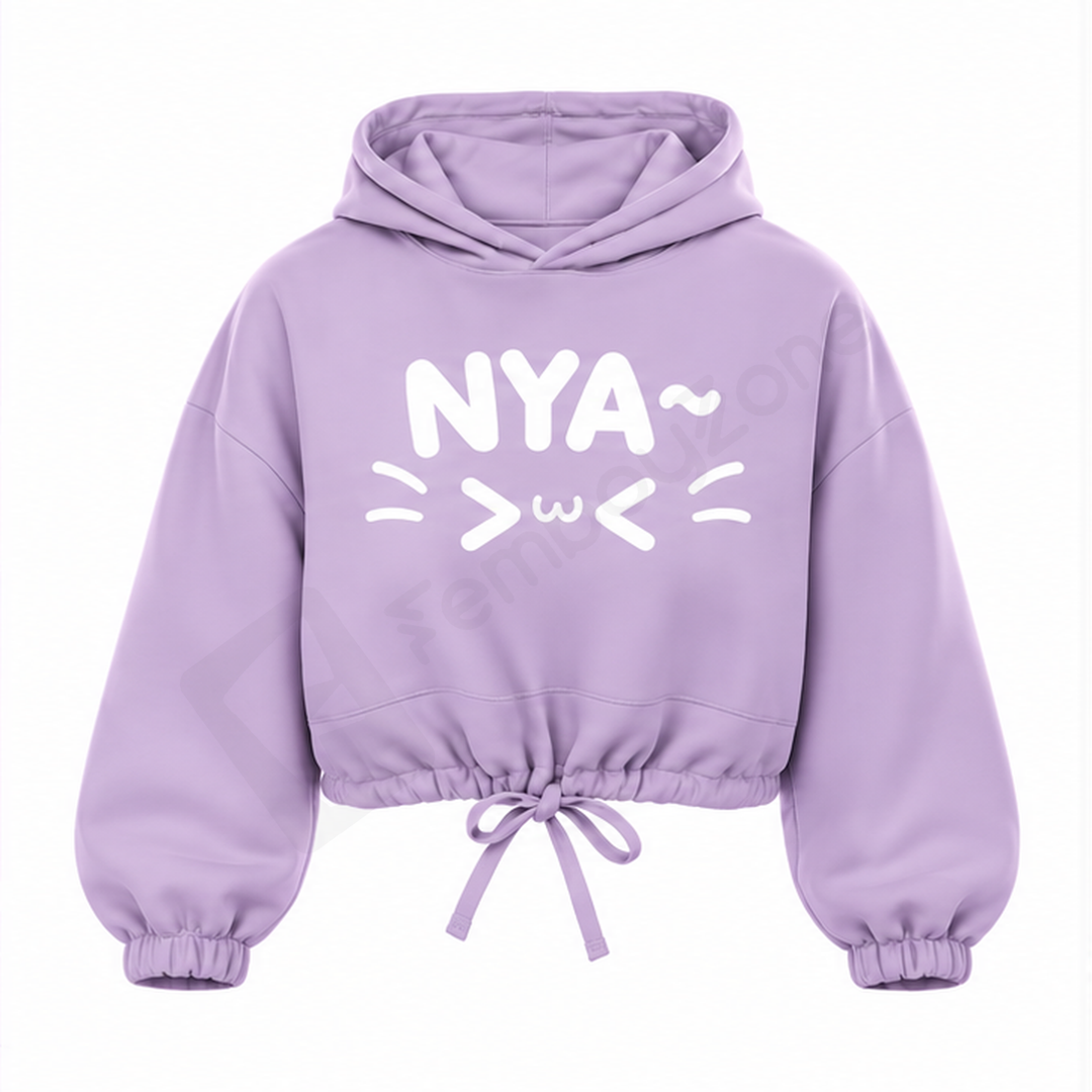 Crop Hoodie Nyaaaa
