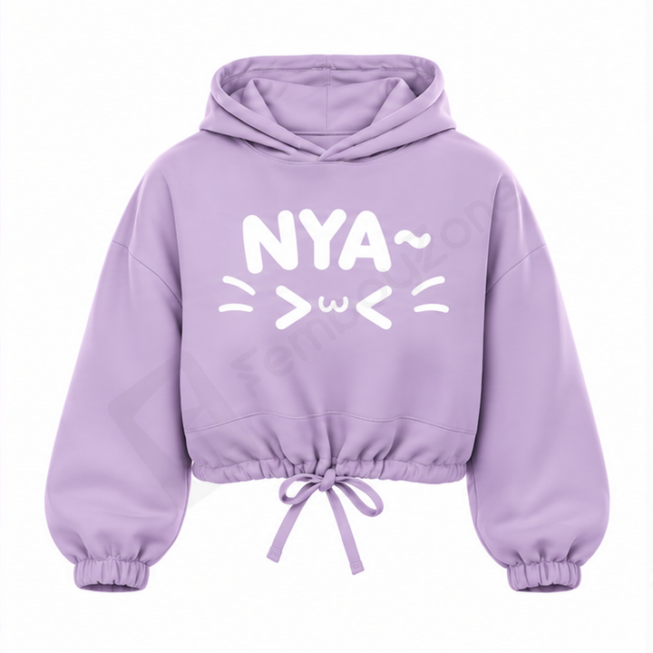 Crop Hoodie Nyaaaa
