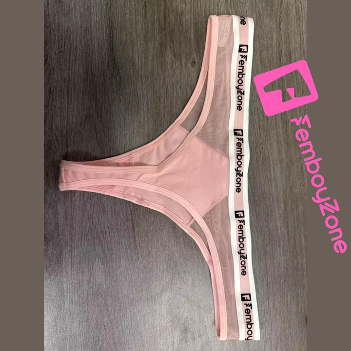 🔥 Pink FemboyZone™ Thong – So seductive. So feminine. So femboy