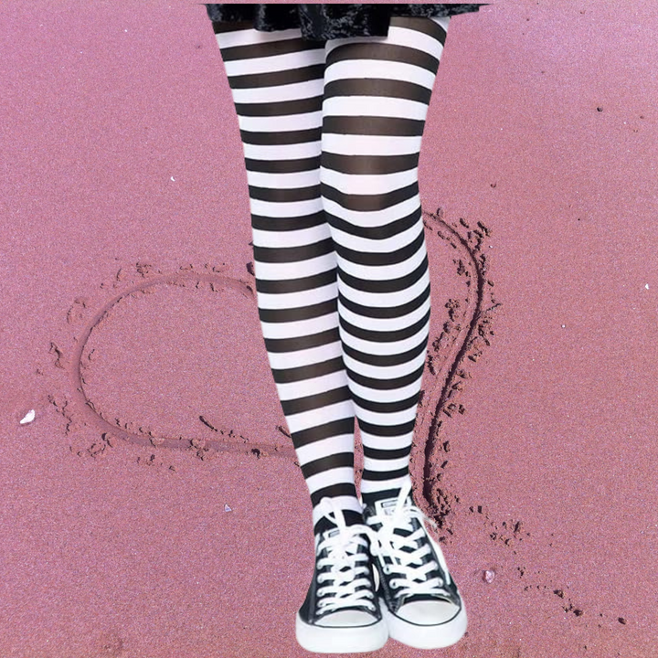 Xtra-Long Thigh High Socks, Cute Knee-High