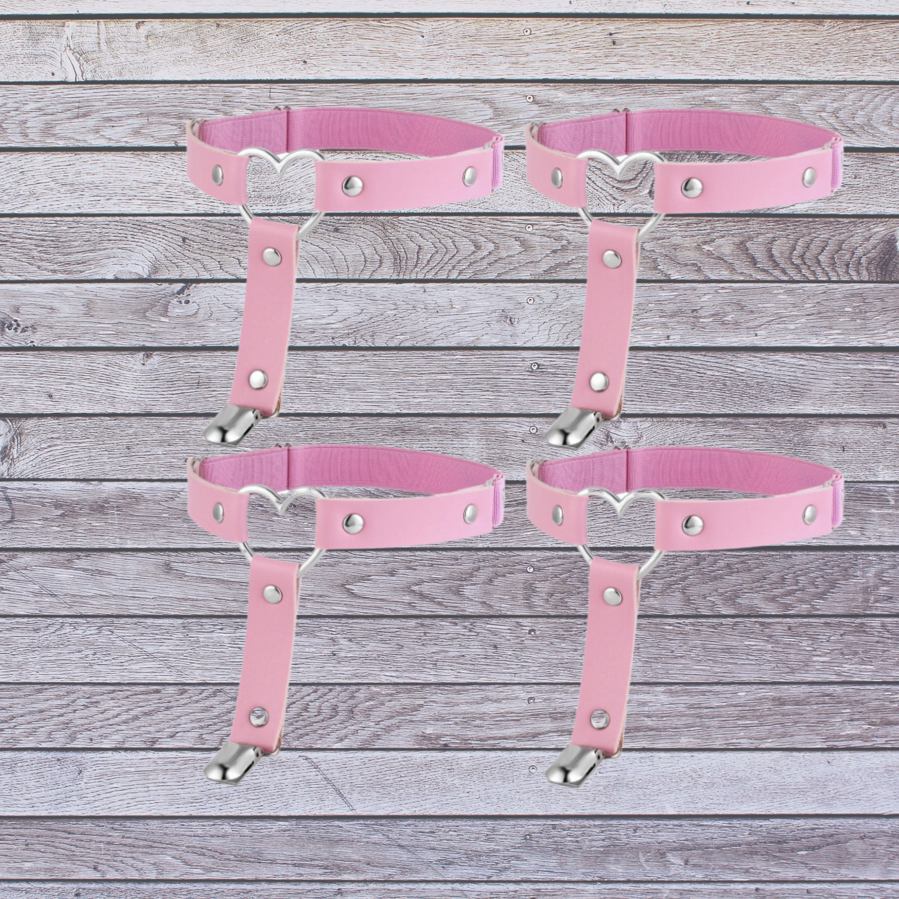 Femboy Heart Leg Garter - Value Pack Femboyzone Femboy Heart Leg Garter - Value Pack Femboyzone