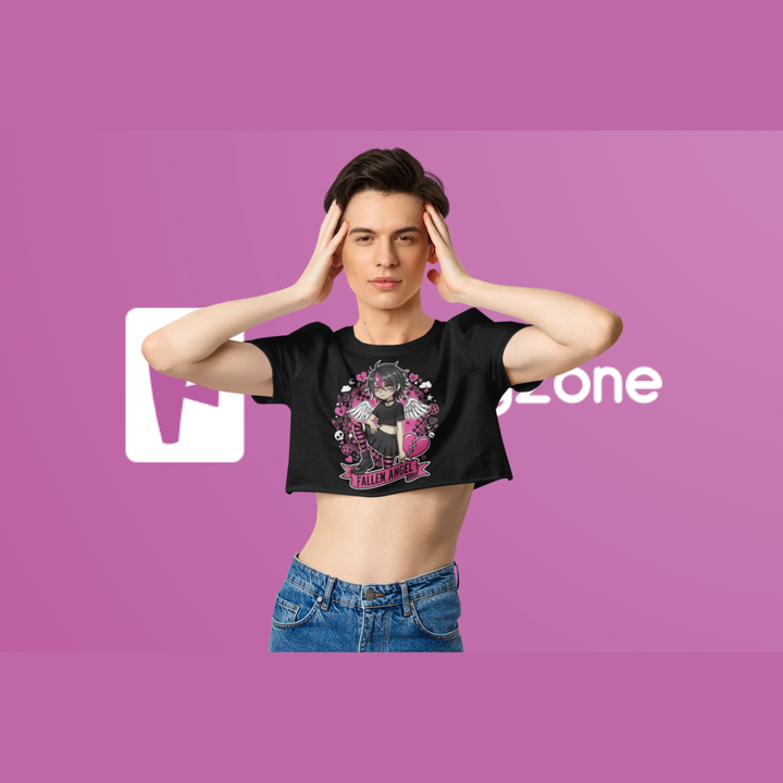 EBoy Cropped Shirt Fallen Angel