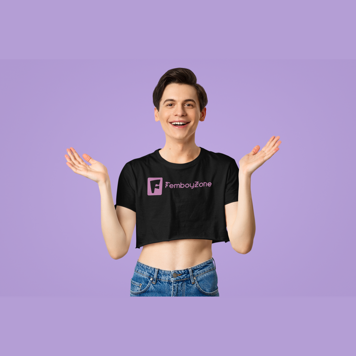 Femboy Cropped Shirt - Exclusive  Femboyzone, Your style. Your zone. cute, feminine, playful and hot!