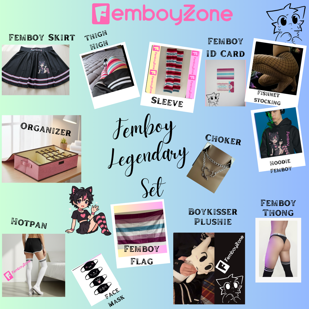 💖 Femboy Legendary Set – Become Your Cutest Self Hoodie Ediiton! 💖