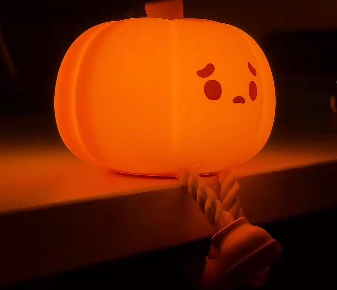 Halloween Pumpkin and Ghost Night Light - Visit the Dark Night