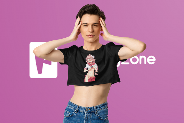 Femboy Cropped Shirt - Hot Pookie