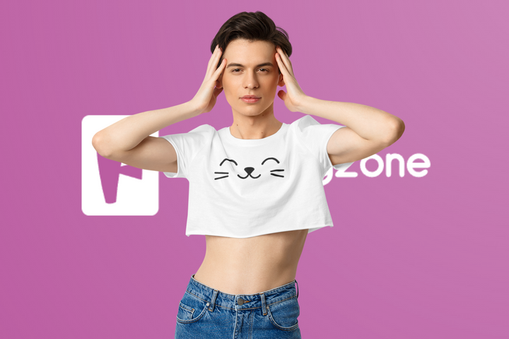 Femboy Cropped Shirt- Kawaii