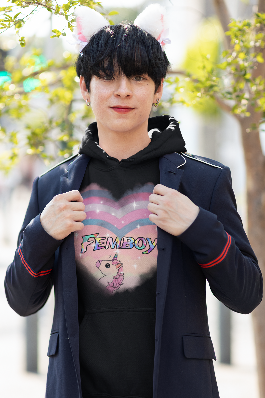 LGBTQ+ Femboy Pride Hoodie